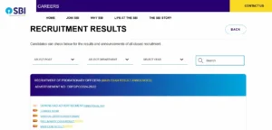 SBI PO Mains Result 2025
