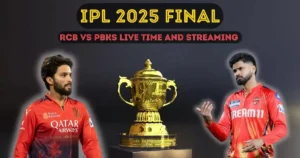 RCB vs PBKS IPL 2025 Final