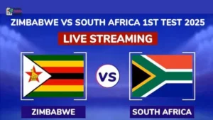 ZIM vs SA 1st Test 2025 Live